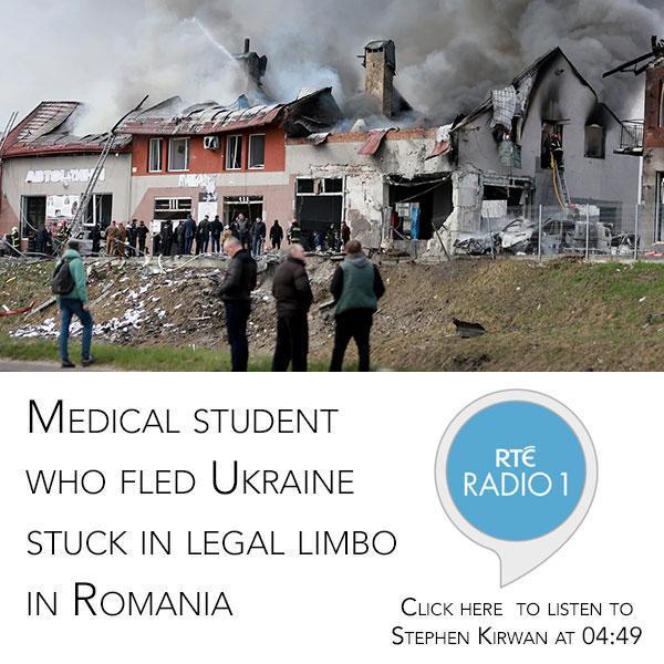 Medical student who fled Ukraine stuck in legal limbo in Romania 