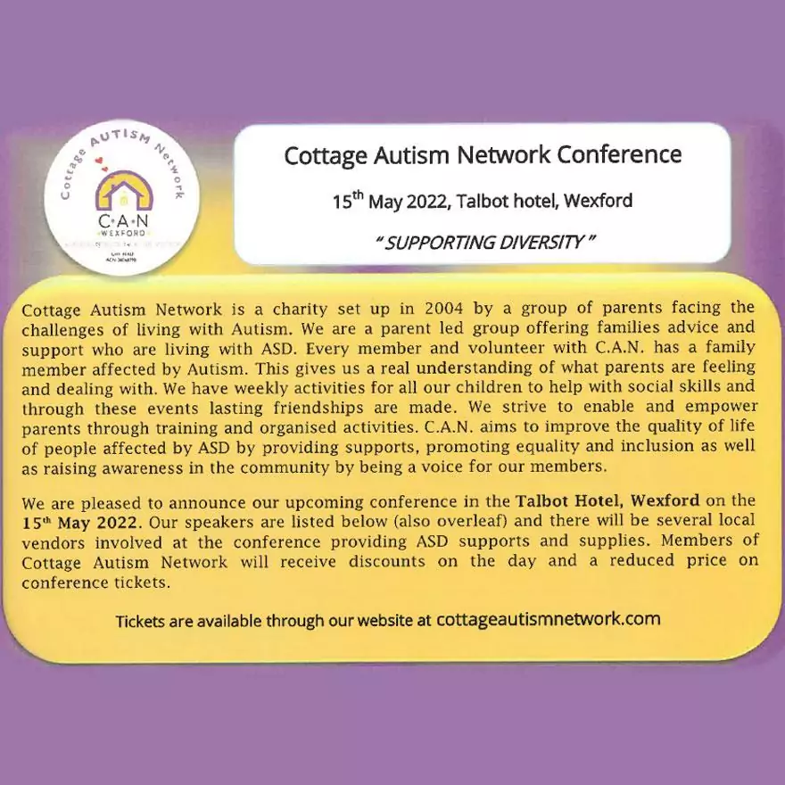 cottage autism network conference