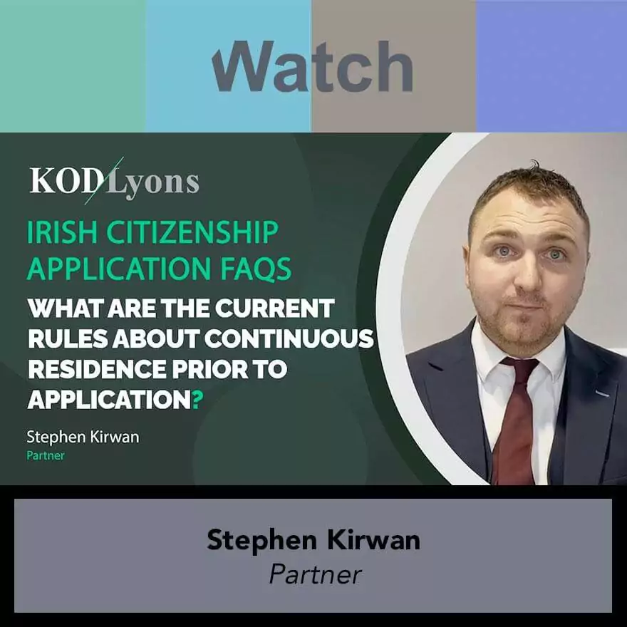 watch irish citizenship application